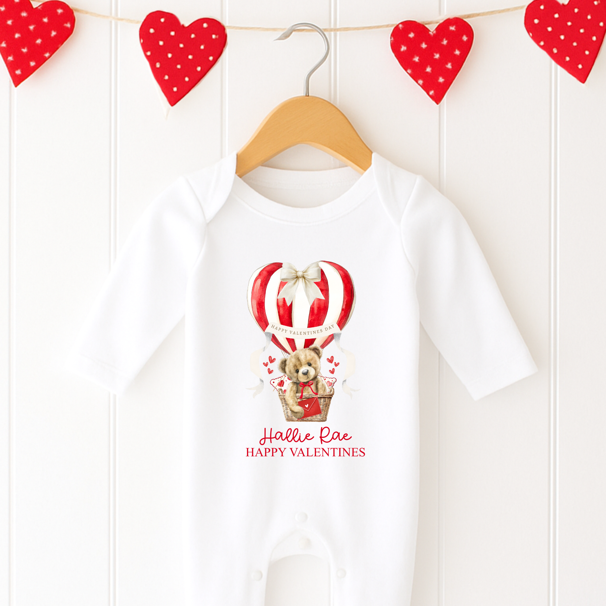 Cute Personalised Valentine Romper