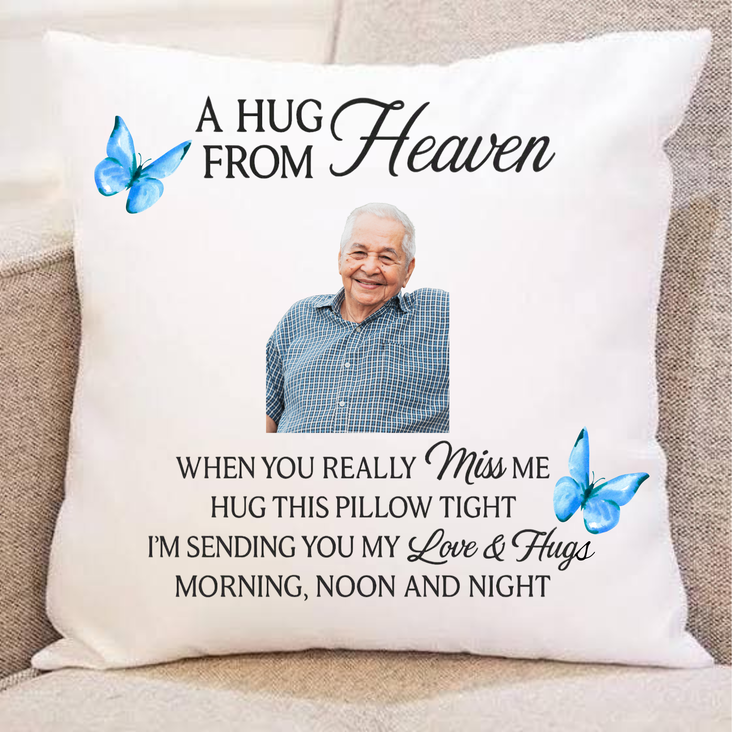 Memorial Linen Cushion Cover