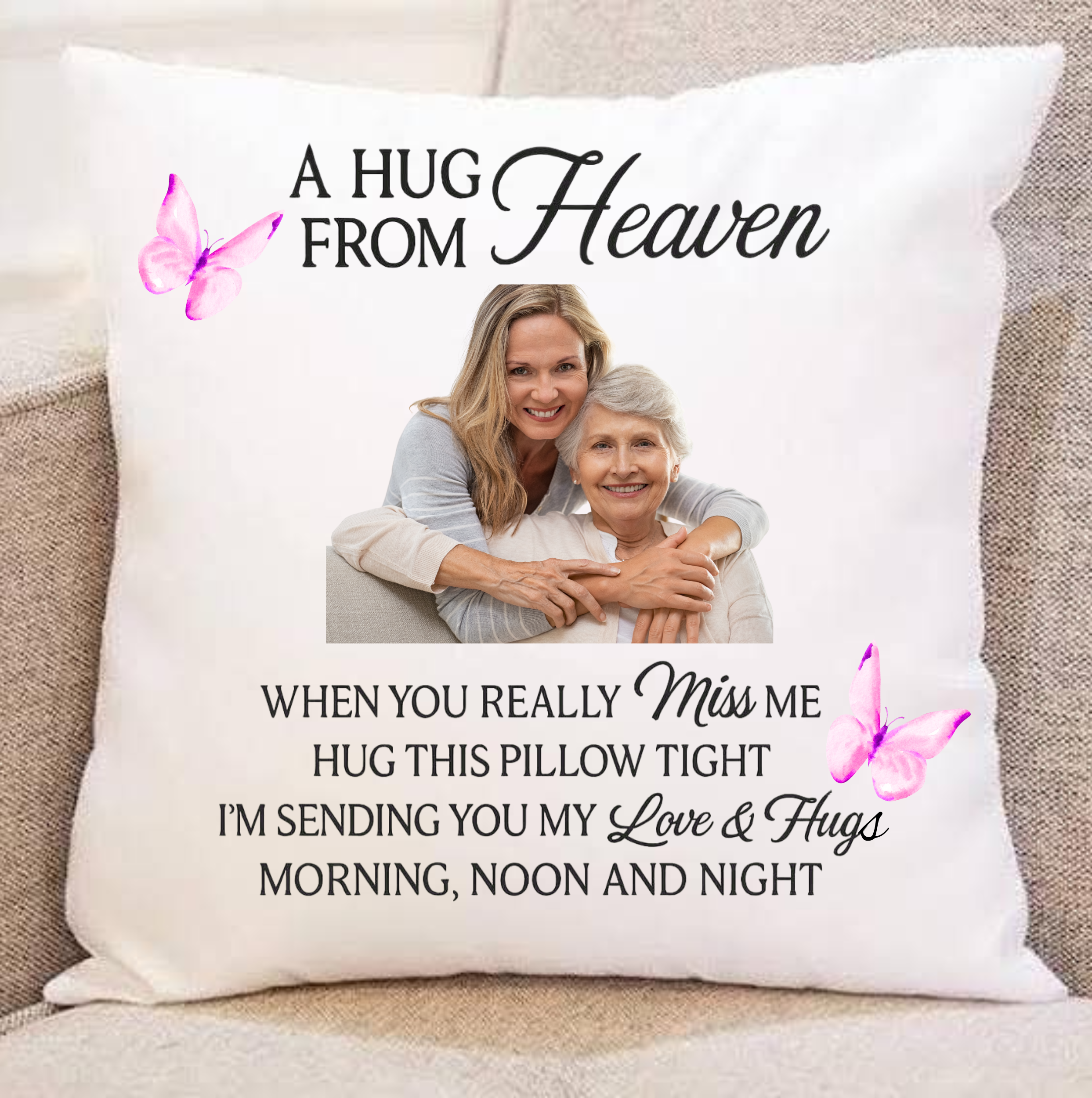 Memorial Linen Cushion Cover